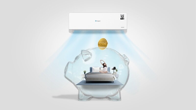 Điều Hòa Casper Inverter 12000 BTU 1 Chiều QC-12IU36A