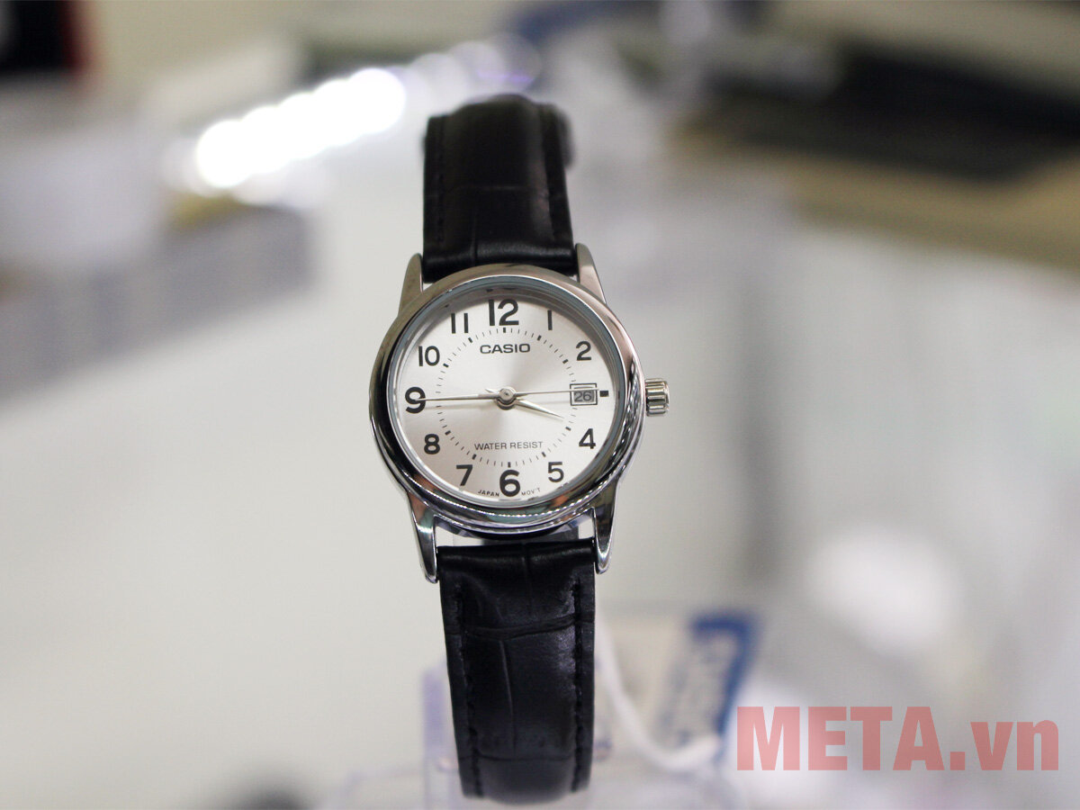 Đồng hồ nữ dây da Casio LTP-V002L-7BUDF