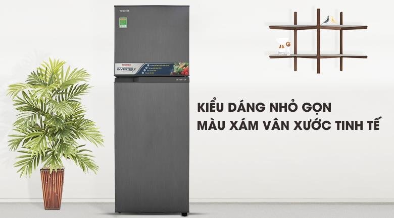 Tủ lạnh 2 cánh Inverter Toshiba GR-A28VS(DS) - 226 Lít