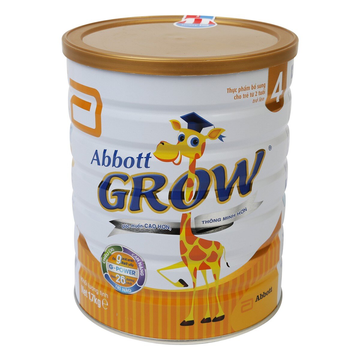  Sữa Abbott Grow 4 hương Vani 1.7kg (