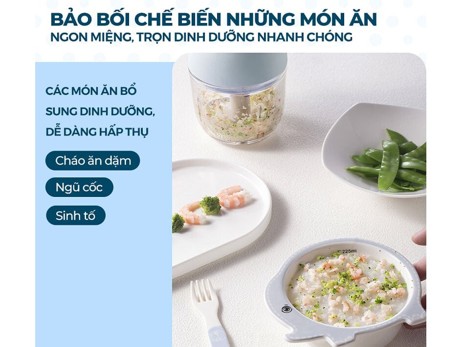 Máy xay ăn dặm cho bé