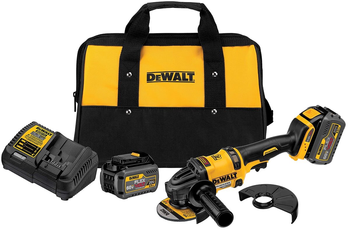 Trọn bộ máy mài góc dùng pin Dewalt DCG414T2 máy mài góc dùng pin Dewalt DCG414T2