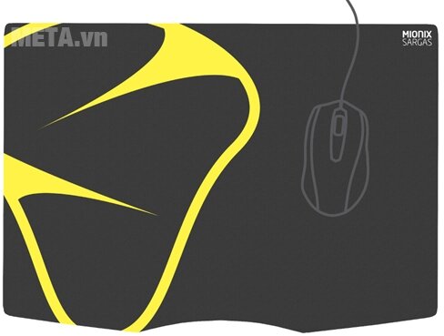 Lót chuột Mionix Sargas size L Microfiber Gaming (45cm x 32cm)