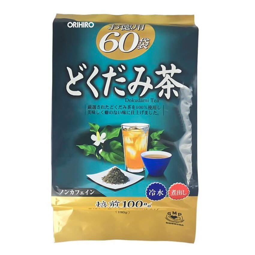 Trà diếp cá thanh lọc cơ thể, giải độc Orihiro Nhật Bản (60 gói x 3g)