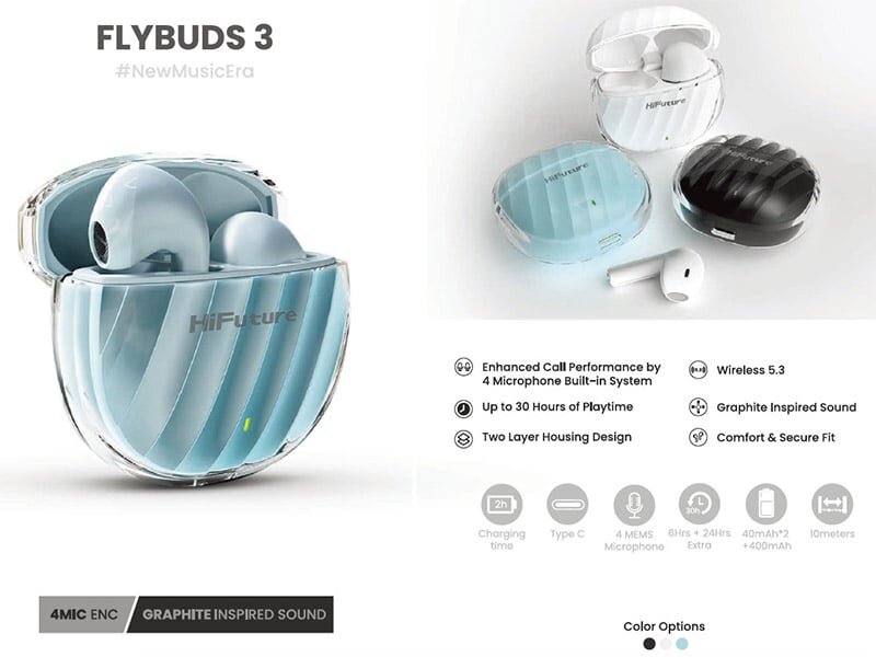 Tai nghe Bluetooth TWS HiFuture FlyBuds3