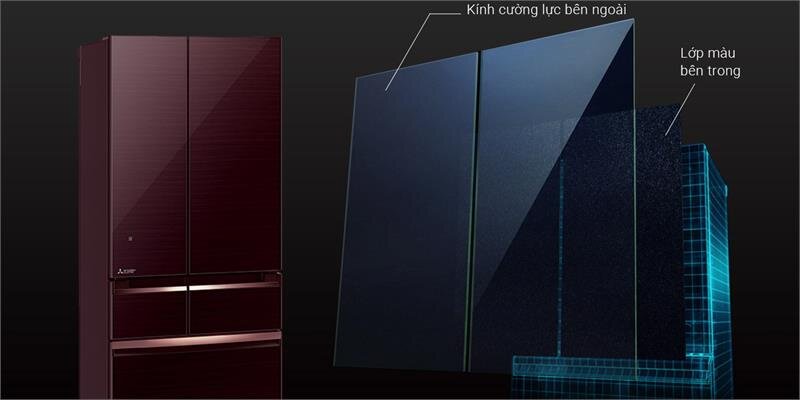 Tủ lạnh 6 cánh Mitsubishi Electric MR-WX52D-F-V - 506 Lít