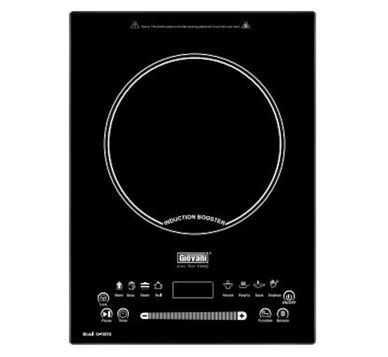 Các bước vệ sinh bếp từ Giovani G-188 TS đúng chuẩn (Ảnh: Giovani).