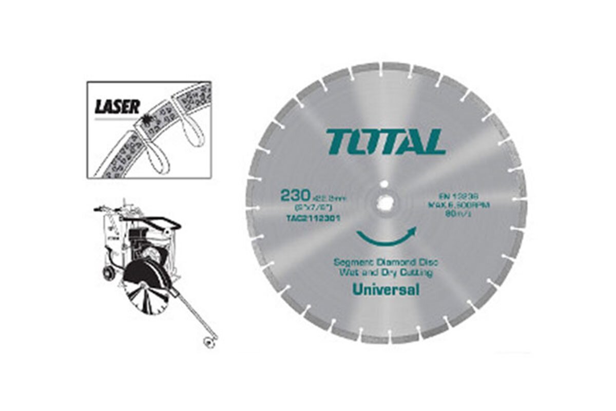 Đĩa cắt bê tông 405mm Total TAC2144052