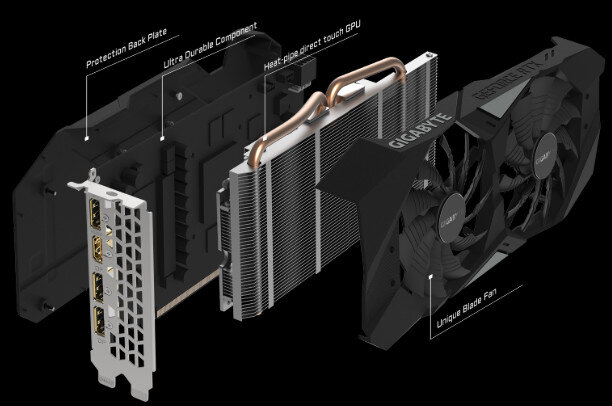 VGA Gigabyte RTX 2070 WINDFORCE 2X 8G (NVIDIA Geforce/ 8Gb/ GDDR6/ 256Bit)