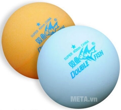 Quả bóng bàn Double Fish 40mm 1 sao (100 quả/hộp) Quả bóng bàn Double Fish 40mm 1 sao (100 quả/hộp)