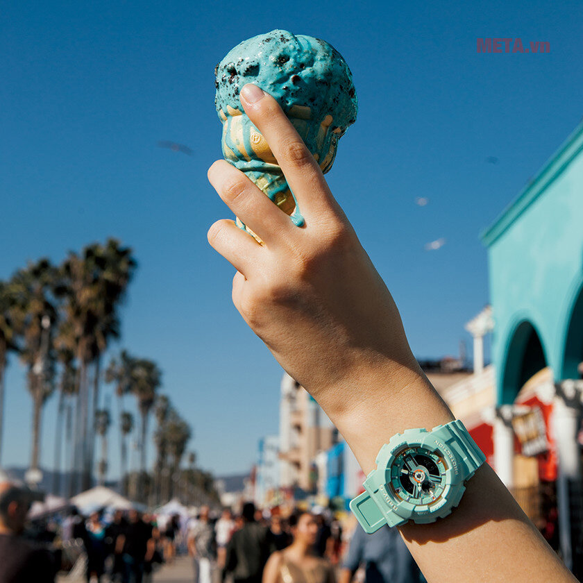 Đồng hồ nữ Baby-G BA-110CH-3ADR xanh ngọc