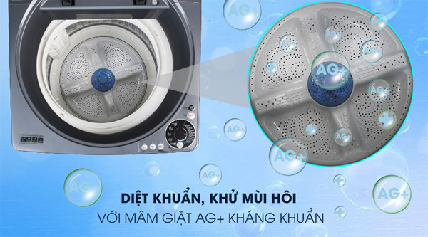 Công nghệ kháng khuẩn Ag+ Sharp ES-W95HV-S