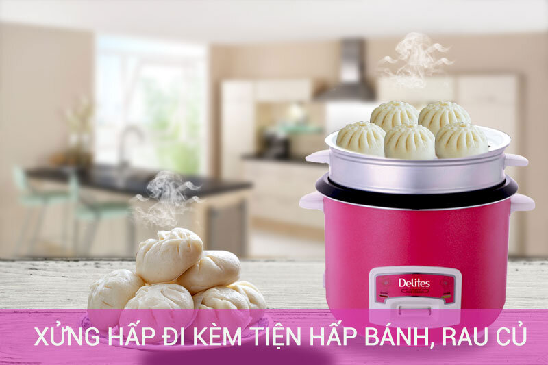 Nồi cơm điện Delites 1.5 lít NCR1501 Nồi cơm điện Delites 1.5 lít NCR1501