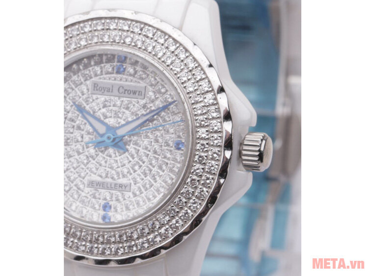 Đồng hồ nữ chính hãng Royal Crown 3821 Ceramic L-B/A Đồng hồ nữ chính hãng Royal Crown 3821 Ceramic L-B/A