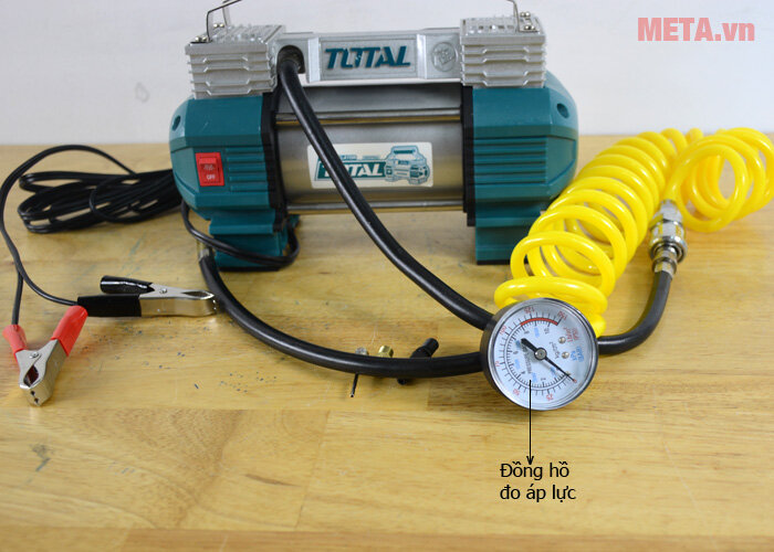 Dụng cụ kiểm tra hơi lốp xe ô tô Total TTAC2506T