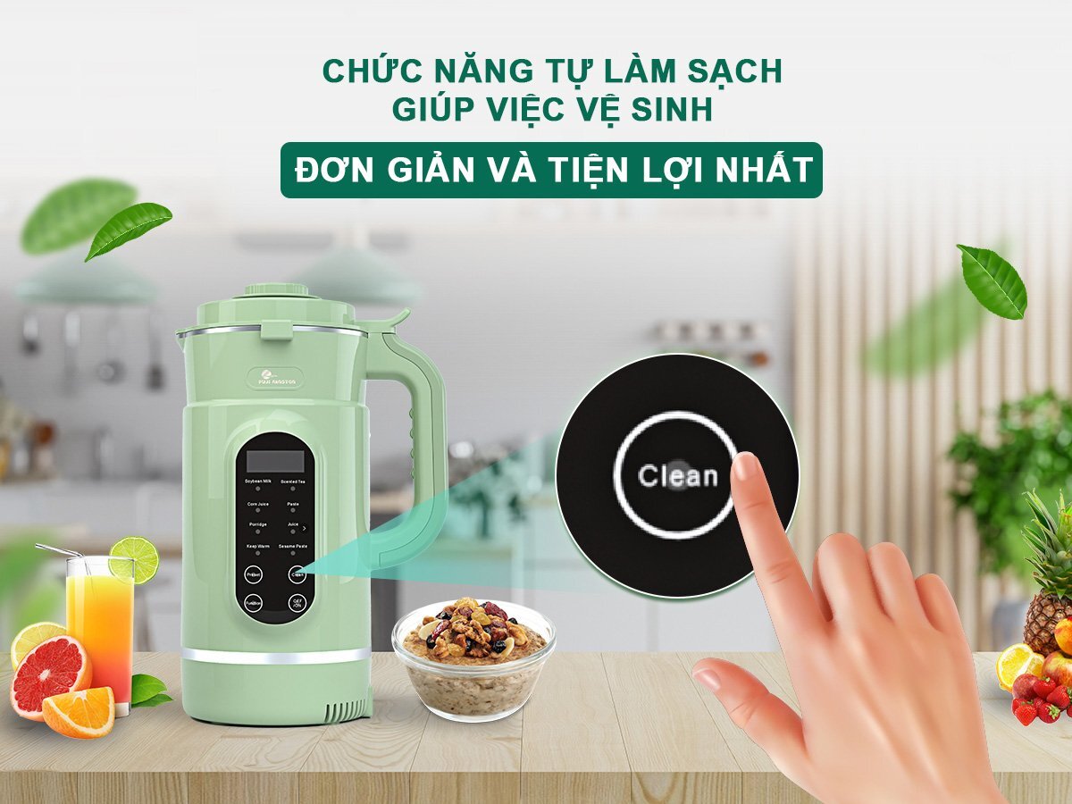 Khả năng tự làm sạch tiện lợi Khả năng tự làm sạch tiện lợi