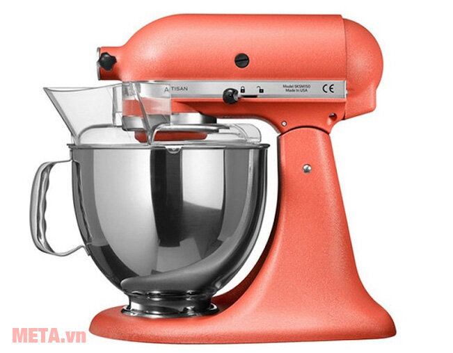 Máy trộn đa năng KitchenAid 5KSM150PSECD (màu đỏ cam - 4.8 lít)