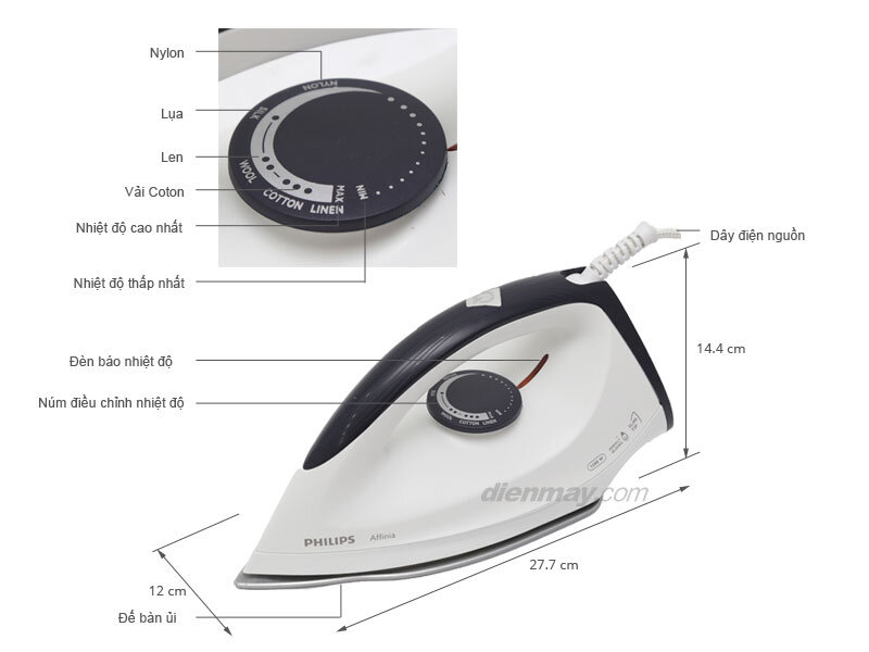 Bàn ủi khô Philips GC160 Bàn ủi khô Philips GC160