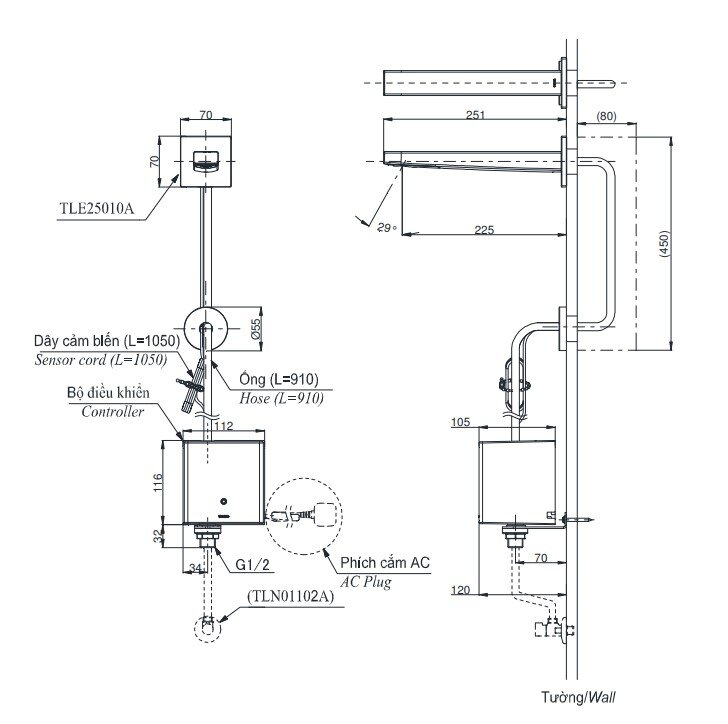 voi-cam-ung-tu-dong-toto-tle25010a
