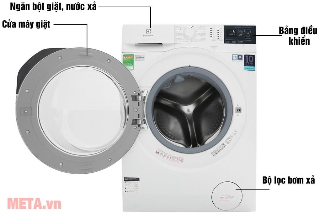 Máy giặt Electrolux Inverter 9kg EWF9024BDWB (Mẫu 2019)