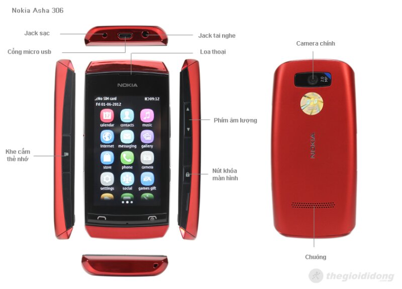 Điện thoại Nokia Asha 306