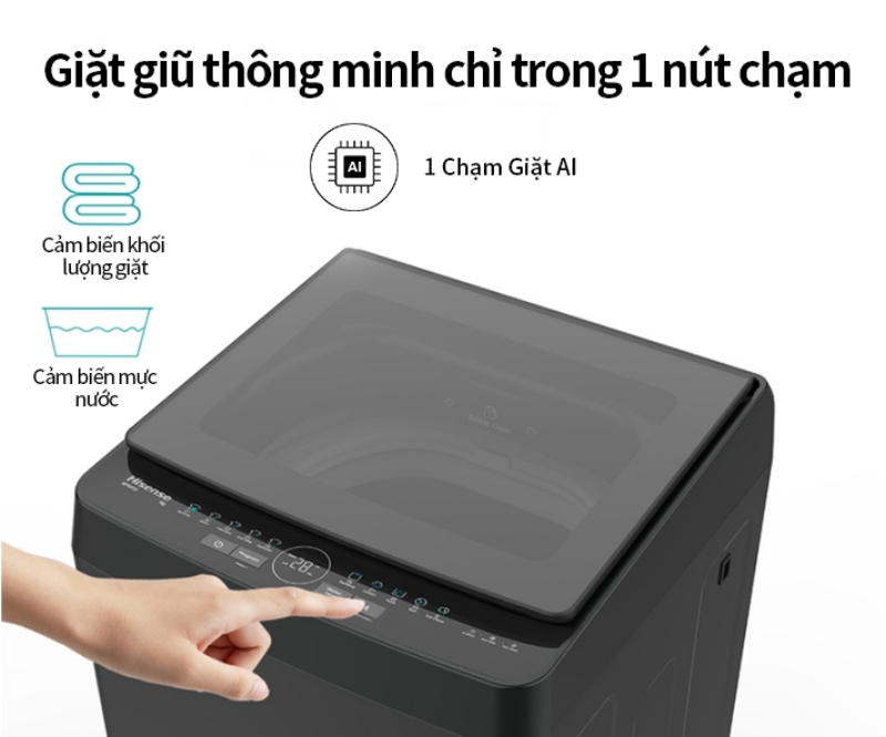 Máy giặt Hisense 9kg WT90F30 5 Máy giặt Hisense 9kg WT90F30