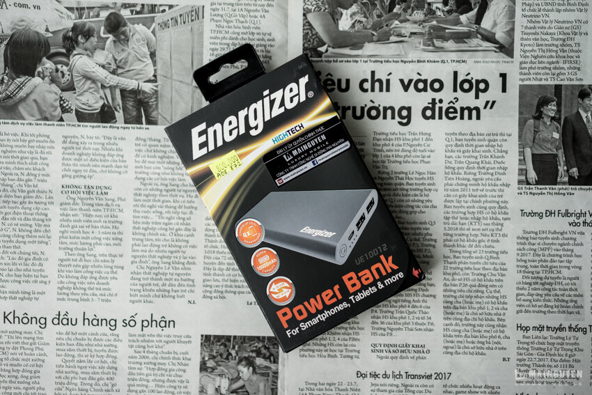 PIN SẠC DỰ PHÒNG ENERGIZER 10000MAH LI-PO 2 OUTPUT UE10012