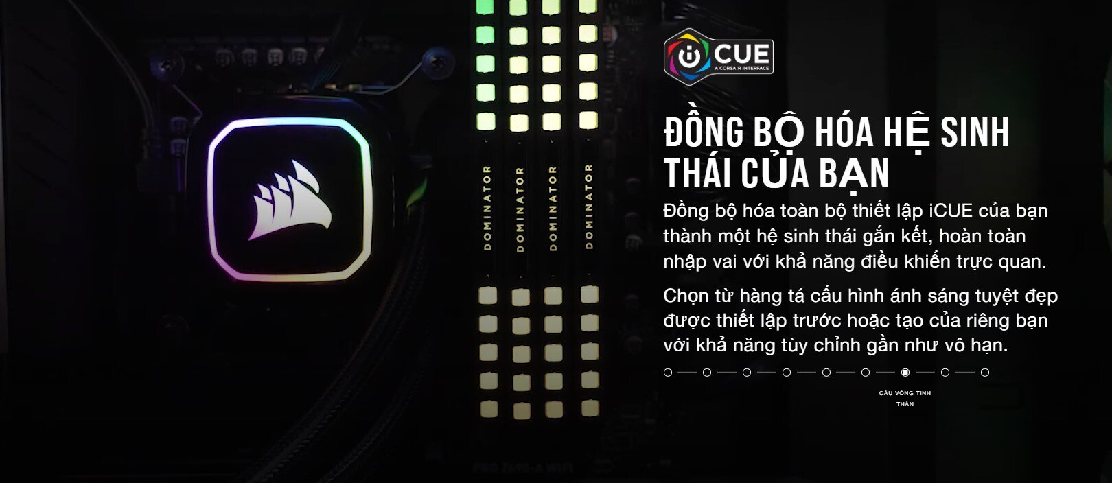 Ram Desktop Corsair DOMINATOR PLATINUM RGB White Heatspreader (CMT32GX5M2B5600C36W) 32GB (2x16GB) DD