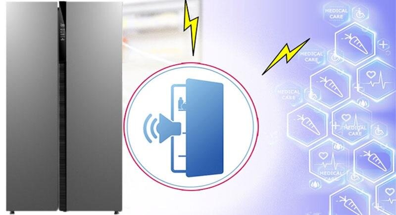 Tủ lạnh Side by side Midea MRC-690SS 584 Lít