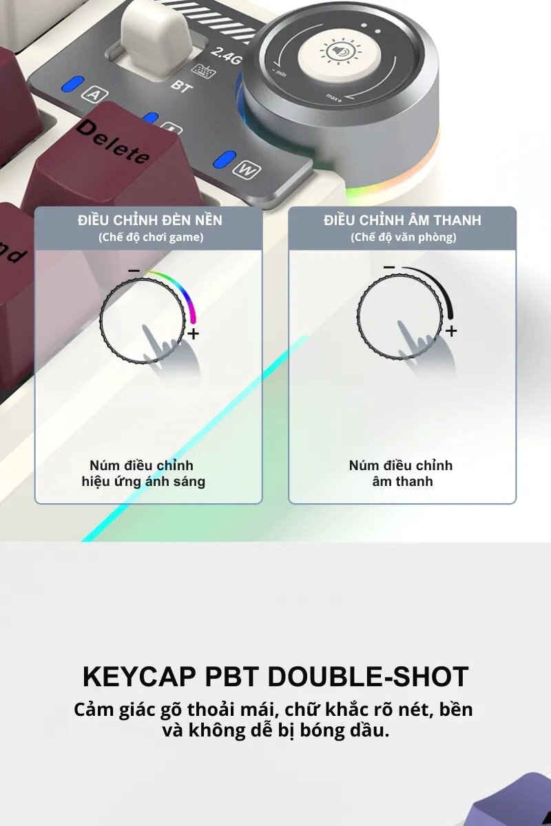 Bàn phím cơ gaming AULA AU75 7