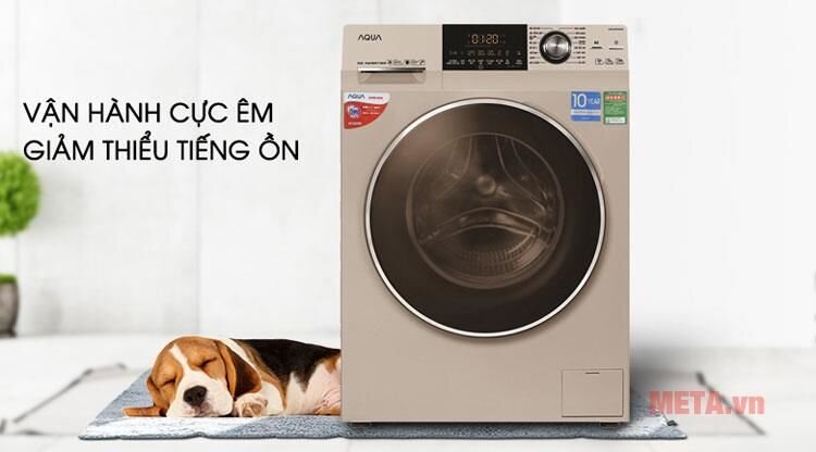 Máy giặt cửa trước Inverter AQUA AQD-D1000A 10kg