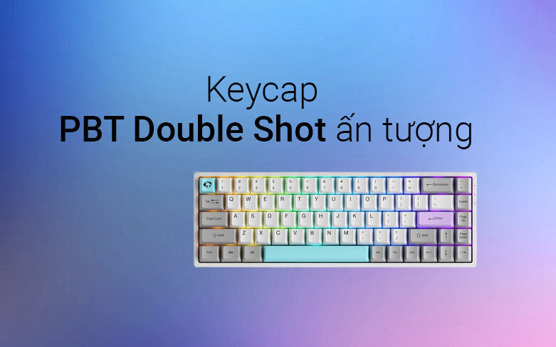 Bàn phím cơ không dây Akko 3068B Multi-modes Silent | Keycap ấn tượng