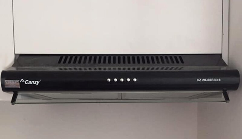 máy hút mùi Canzy CZ-2060B dễ dàng hòa hợp với mọi phong cách nội thất bếp