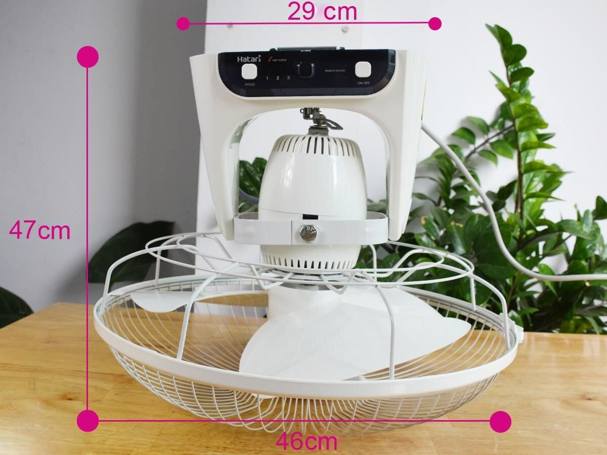 Quạt đảo trần Thái Lan Hatari HT-C16R1 (có điều khiển)