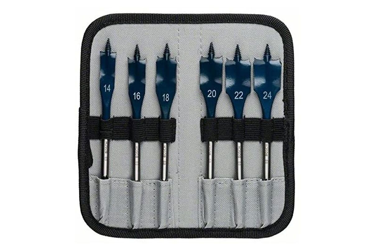Bộ khoan gỗ đuôi cá 6 mũi Bosch 2608595424
