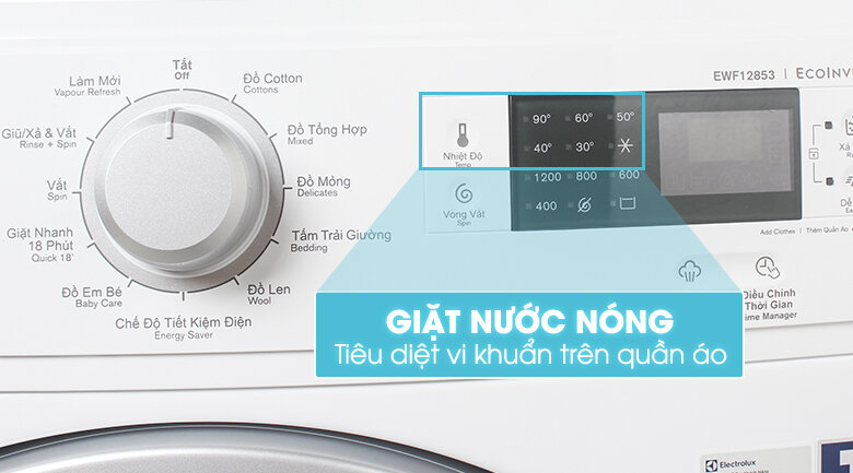 Máy giặt Electrolux Inverter 8 kg EWF12853 Máy giặt Electrolux Inverter 8 kg EWF12853