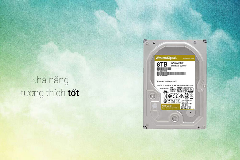 Ổ cứng HDD Desktop WD Gold 8TB 3.5