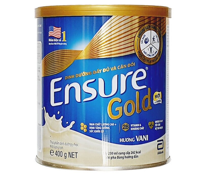 Đánh giá toàn diện về Sữa bột Abbott Ensure Gold - hộp 400g (dành cho người lớn)
