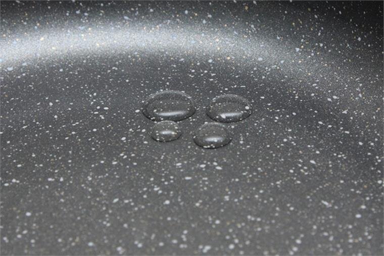 Chảo vân đá đáy từ Goldsun FP-GE1526-IH(Hồng) - 26cm