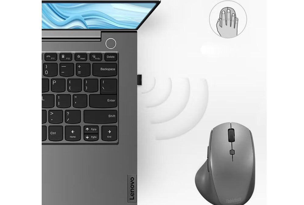 Chuột không dây Lenovo ThinkBook Wireless Media Mouse_4Y50V81591