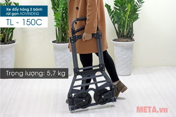 Xe đẩy hàng 2 bánh rút gọn Advindeq TL-150C