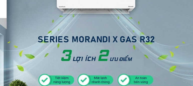Điều hòa Sumikura 18000 BTU 1 chiều APS/APO-180.Morandi gas R-32 Điều hòa Sumikura 18000 BTU 1 chiều APS/APO-180.Morandi gas R-32