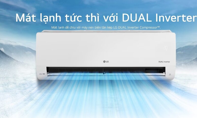 Điều hòa LG Inverter 9350 BTU 1 chiều IEC09M2 gas R-32