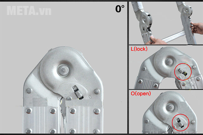 Thang nhôm gấp 6 khúc Nikita NIK36A (Nik609)