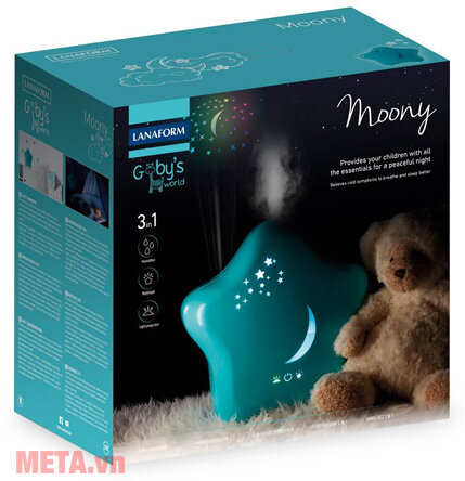 Máy tạo ẩm, xông tinh dầu, chiếu sao Moony LA120122