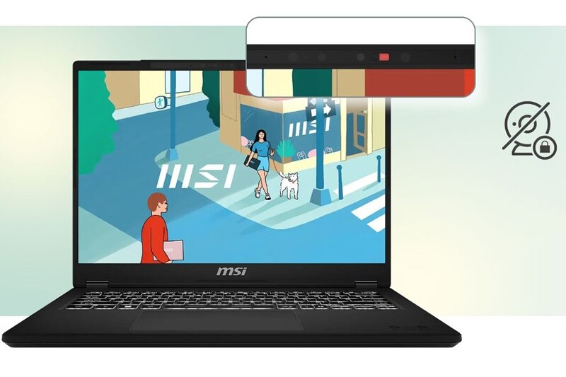MSI Modern 14 H D13MG-217VN Webcam Shutter