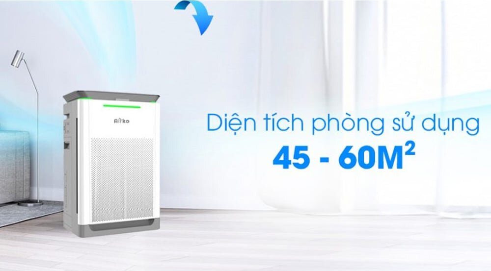 Diện tích sử dụng lên đến 60m2