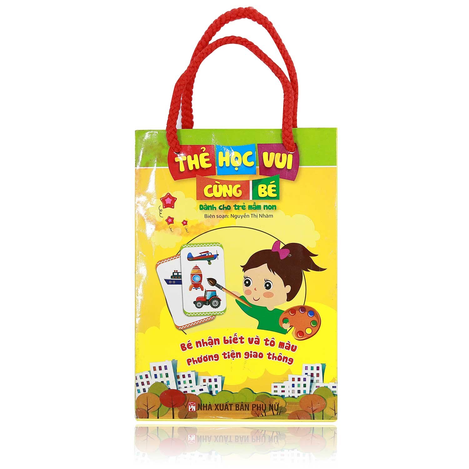 Thẻ học vui cùng bé - Nhận biết và tô màu phương tiện giao thông  Thẻ học vui cùng bé - Nhận biết và tô màu phương tiện giao thông