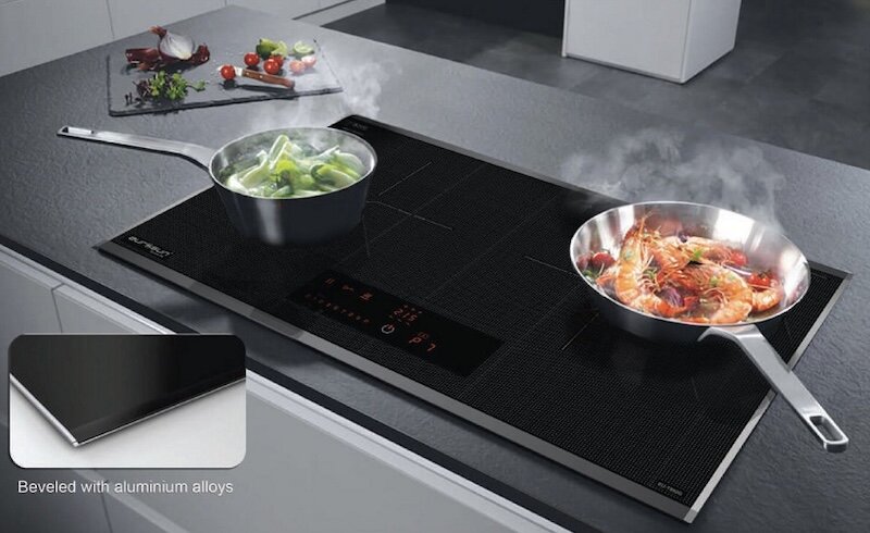 Bếp từ âm 2 vùng nấu EuroSun EU-T892G được trang bị nhiều tính năng an toàn tiên tiến