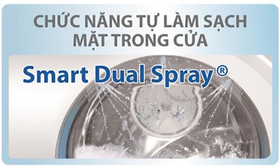 Máy giặt AQUA 10KG AQD-D1000A lồng ngang